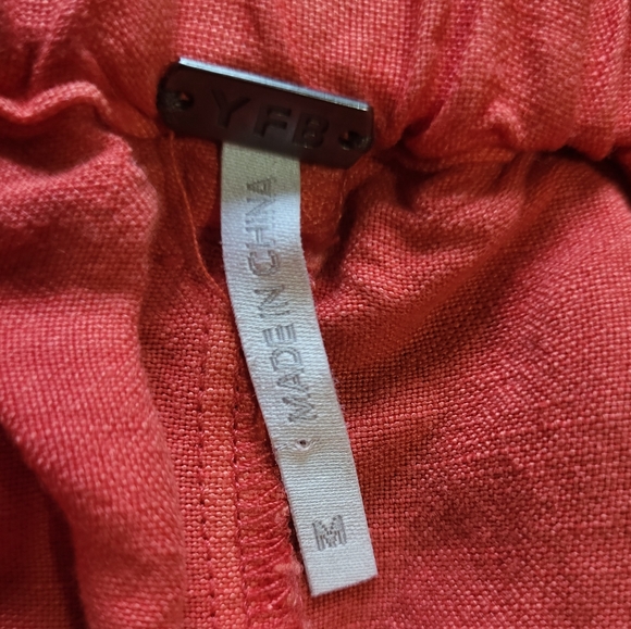 YOUNG FABULOUS AND BROKE WOMEN'S RED SAILOR LENIN BLEND PANT SIZE M - Picture 6 of 12